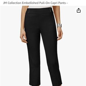 NWT JM Collection Capri pants